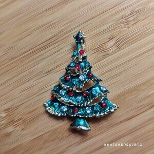 Christmas Tree Brooch / Pendant